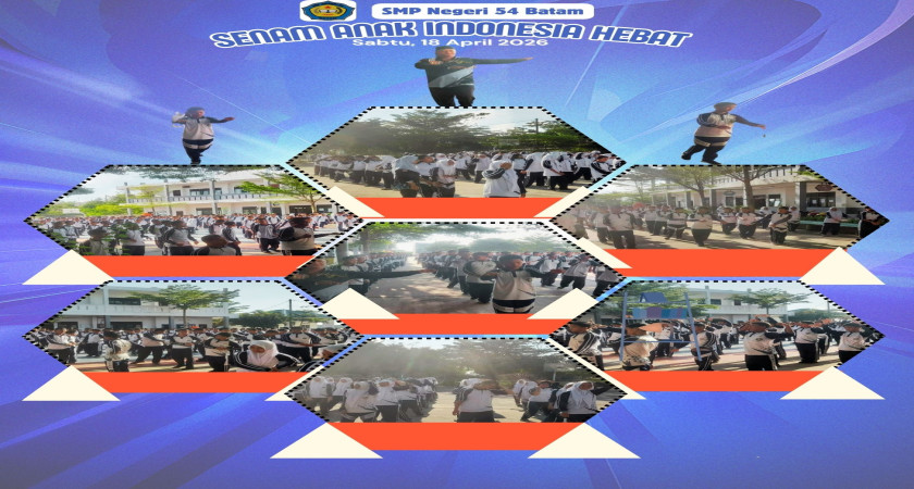 Sabtu Sehat, Sabtu Hebat di SMP Negeri 54 Batam