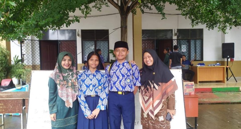 Tri dan Gilang Terpilih Menjadi OSIS SMPN 54 Batam