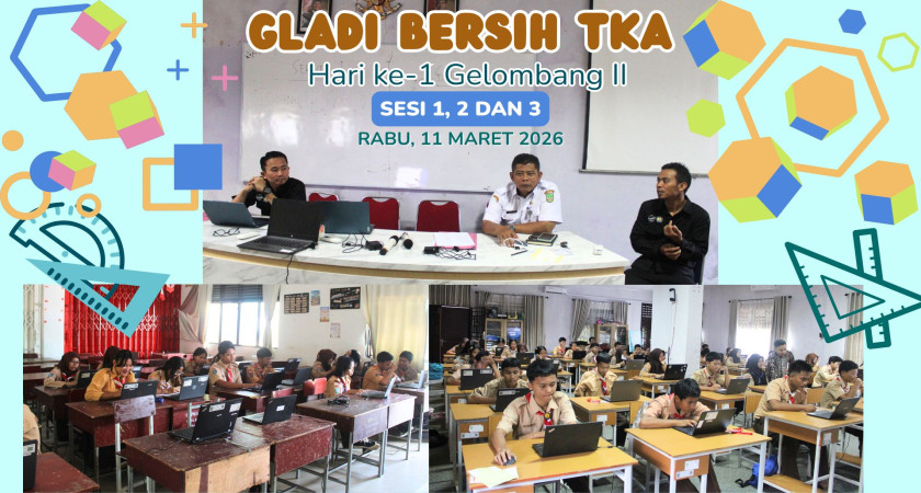 Gladi Bersih TKA Gelombang II SMP Negeri 54 Batam Berlangsung Lancar