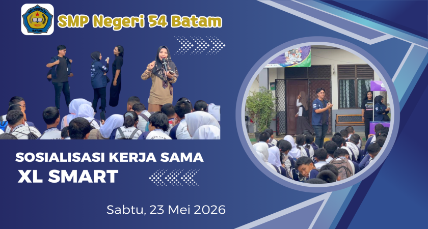 Sosialisasi kerja sama dari Provider XL Smart untuk penggunaan paket data dalam digitalisasi pembelajaran