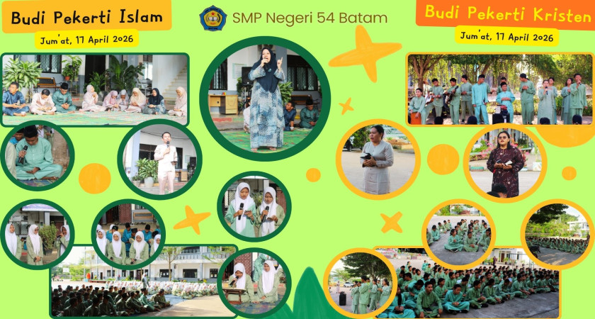 Harmoni Budi Pekerti Jumat: Menanam Nilai, Menguatkan Iman di SMP Negeri 54 Batam