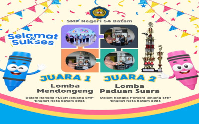 SMP Negeri 54 Batam Ukir Prestasi Gemilang di Tingkat Kota Batam 2026