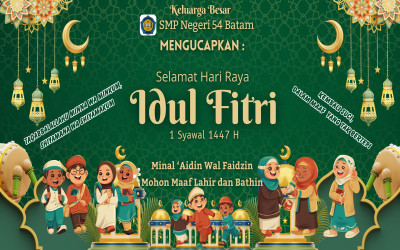 Selamat Hari Raya Idul Fitri 1 Syawal 1447 H