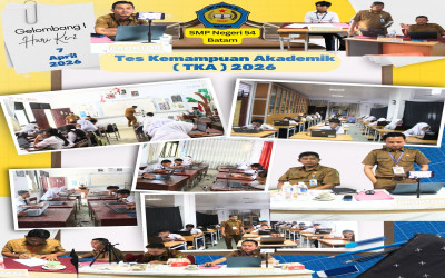 TKA GELOMBANG I – HARI KE-2 SMP NEGERI 54 BATAM