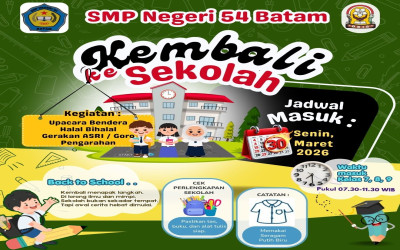 KEMBALI KE SEKOLAH, Semangat Baru di Hari Pertama Sekolah Pasca Idul Fitri 1447 H