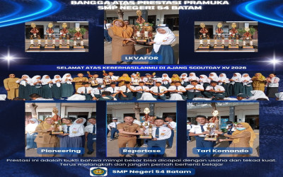 Prestasi Membanggakan SMP Negeri 54 Batam di Ajang Scoutday XV 2026