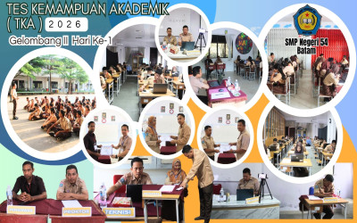 Tes Kemampuan Akademik (TKA) Gelombang II – Hari ke-1 SMP Negeri 54 Batam