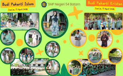 Harmoni Budi Pekerti Jumat: Menanam Nilai, Menguatkan Iman di SMP Negeri 54 Batam