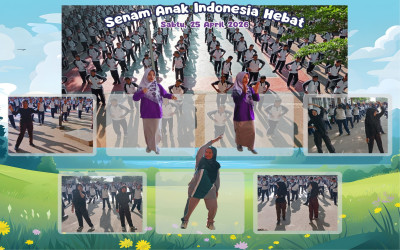 Pagi ceria penuh semangat di SMP Negeri 54 Batam