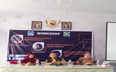 Kepala Dinas Pendidikan Kota Batam Hadiri Pembukaan Workshop di SMPN 54 Batam